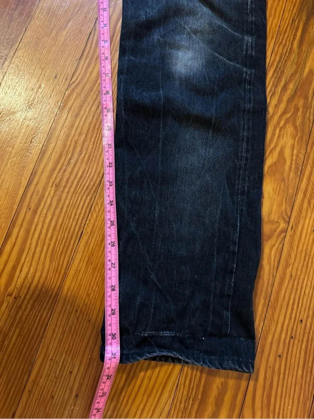 Hiroshi Kato Pen Slim 10.5oz Black Selvedge Denim Heans